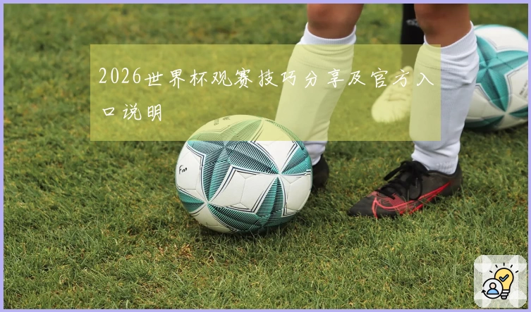 2026世界杯观赛技巧分享及官方入口说明